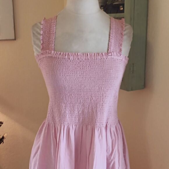 Lands End Shirred Midi Sundress - Picture 4 of 15